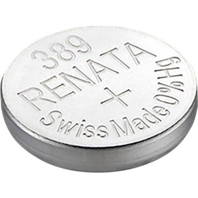 Renata Knopfzelle 389 1.55V 1 St. 80 mAh Silberoxid SR54 Compatible courant fort
