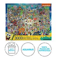 SpongeBob Jigsaw Puzzle Bikini Bottom Puzzel (3000 stukjes) - thumbnail
