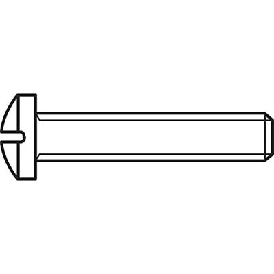 TOOLCRAFT 827139 Lenskopschroeven M3 35 mm Kruiskop Phillips DIN 7985 Staal Galvanisch verzinkt 100 stuk(s)