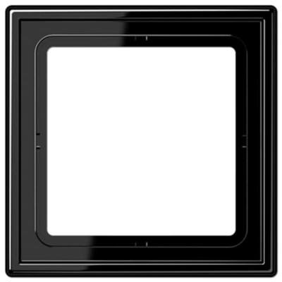 Jung LS981SW Afdekking Frame 1-voudig Zwart 1 stuk(s)