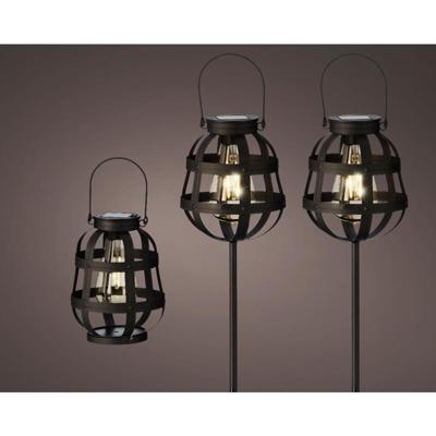 Solar Light (Ø14, H80cm) Zwart - 3 st.