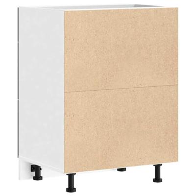 Keuken onderkast Lyon bewerkt hout grijs sonoma eikenkleur