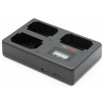 ChiliPower Sony NP-FZ100 Triple Lader - Laadt 3 accu's, ook tegelijkertijd ChiliPower Sony NP-FZ100 Triple Lader - Laadt 3 accu's, ook tegelijkertijd