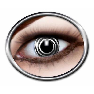 contactlenzen Black Spiral (poly-)hema zwart/wit