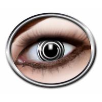 contactlenzen Black Spiral (poly-)hema zwart/wit - thumbnail