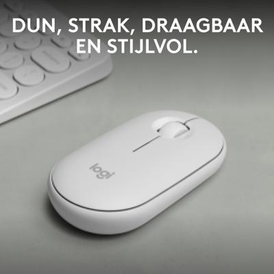 Logitech 910-007013 muis Reizen Ambidextrous RF-draadloos + Bluetooth Optisch 4000 DPI - thumbnail