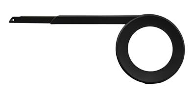 Herrmans Kettingscherm slyde 38t icnl. tail piece - mat zwart Herrmans Kettingscherm slyde 38t icnl. tail piece - mat zwart