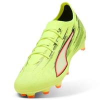 PUMA Ultra 6 Pro Gras / Kunstgras Voetbalschoenen (MG) Neongeel Rood Zwart - thumbnail