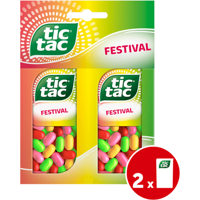 Tic Tac Festival 2 x 49 g bij Jumbo - thumbnail