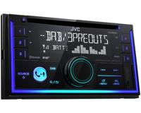 Jvc Kw-Db93Bt Dubbel-Din Cd-Receiver Met Digitale Radio (Dab+), Bluetooth Handsfree Functie En Audiostreaming, Zwart - thumbnail