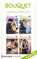 Bouquet e-bundel nummers 4209 - 4212 - Dani Collins, Kim Lawrence, Natalie Anderson, Clare Connelly - ebook - thumbnail