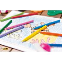 BIC kids plastidecor kleurkrijt, 18st. - thumbnail