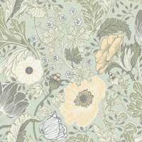 Dutch Wallcoverings Fagelsang - Anemone Green - thumbnail