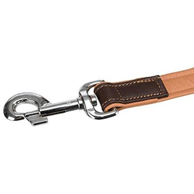 TRIXIE HONDENRIEM ACTIVE COMFORT VERSTELBAAR LEER BRUIN / LICHTBRUIN 200X2,5 CM