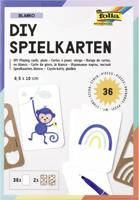 Speelkaarten folia blanco 6.5x10cm pak 36 stuks - thumbnail