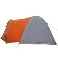 Koepeltent met dak Grijs en Oranje 384 x 254 x 170 cm - thumbnail