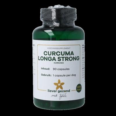 Liever Gezond Curcuma longa strong/ kurkuma 90 Vegetarische capsules Liever Gezond Curcuma longa strong/ kurkuma 90 Vegetarische capsules