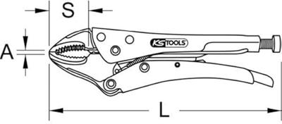 KS Tools 9630331 Griptang