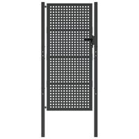 Tuinpoort Antraciet 100x175 cm Staal - thumbnail