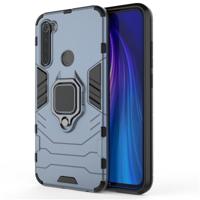 Voor Xiaomi Redmi Note8 PC + TPU schokbestendige beschermhoes met magnetische ring houder (marineblauw) - thumbnail