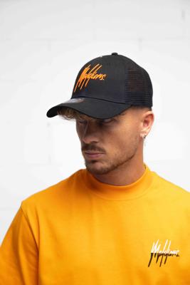 Malelions Signature Pet Zwart/Oranje - Maat One Size - Kleur: ZwartOranje | Soccerfanshop