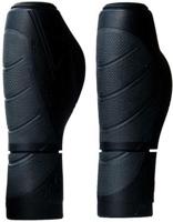 Simson handvatten ergonomics zwart-antraciet - ergonomische peddelvorm, optimale drukverdeling, extra steun, geschikt voor fietsen met/ zonder gripshift versnelling # #handvatten #ergonomics #zwart-antraciet - thumbnail