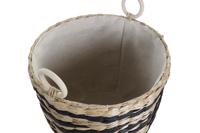 Mandenset DKD Home Decor Polyester Koloniaal Vezel (38 x 38 x 36 cm) - thumbnail