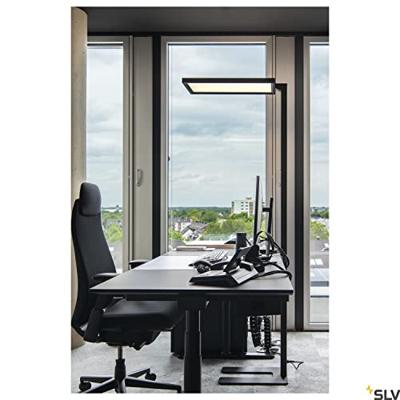 SLV Led vloerlampWorklight kantoor 195cm zwart - 1005390