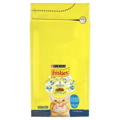 FRISKIES Salmon and tuna with vegetables - droog kattenvoer - 1,5 kg