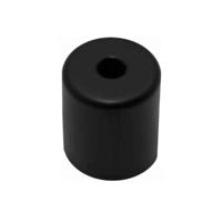 Meubelpoot zwart rond Ø 5 cm en hoogte 7 cm van kunststof - thumbnail