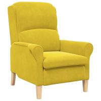 Fauteuil Geel 76 x 94 x 102 cm Fluweel - thumbnail
