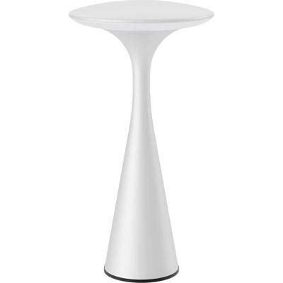 LED Tafellamp Draadloos Oplaadbaar - Brinton Avior - Aanpasbare Lichtkleur 3000K-4000K-6500K - Spatwaterdicht IP44 - USB-C - Wit