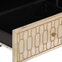 Tv-meubel 80x33x46 cm massief mangohout - thumbnail