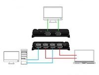 DeLOCK DisplayPort Switch 2x 2 Displayport in naar 1x 2 DisplayPort out - thumbnail