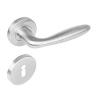 Intersteel Deurkruk Jupiter op rozet met sleutelrozetten - RVS - thumbnail