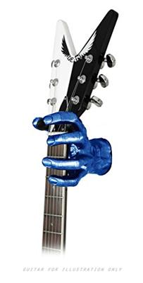 GuitarGrip Male Hand Blue Left gitaarhanger GuitarGrip Male Hand Blue Left gitaarhanger
