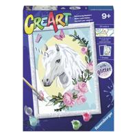 Ravensburger creart schilderen op nummer - unicorn portrait - thumbnail