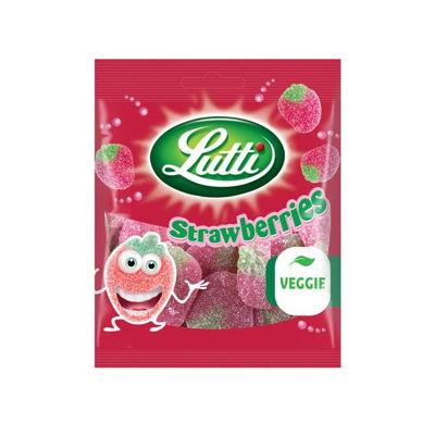 Lutti aardbeien zakje (12x 80g)