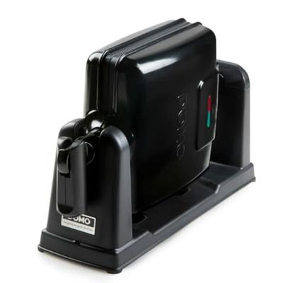 DOMO DO9224W Wafelijzer Controlelampje, Inklapbaar, Anti-aanbaklaag Zwart