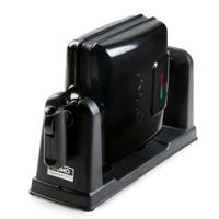 DOMO DO9224W Wafelijzer Controlelampje, Inklapbaar, Anti-aanbaklaag Zwart - thumbnail