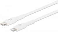 Manhattan 394505 USB-kabel USB-C stekker, Apple Lightning stekker 0.50 m Wit - thumbnail