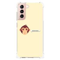 Samsung Galaxy S21 FE Stevig | Bumper Hoesje | Monkey - thumbnail