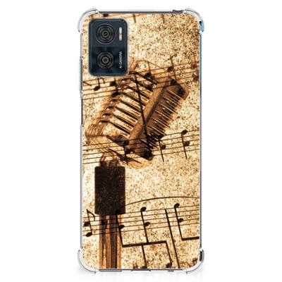Motorola Moto E22 | E22i Anti-shock Hoesje met foto Bladmuziek Motorola Moto E22 | E22i Anti-shock Hoesje met foto Bladmuziek