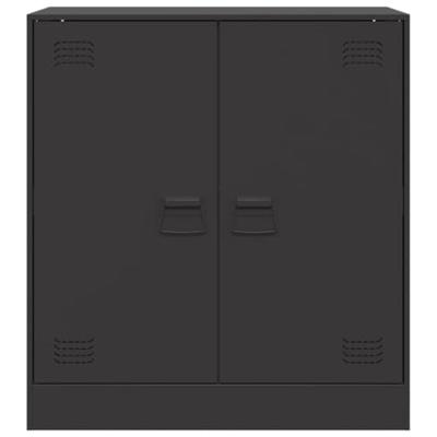 Dressoir 67x39x73 cm staal zwart Dressoir 67x39x73 cm staal zwart