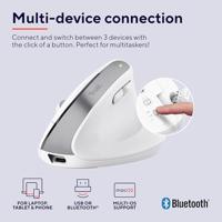 Trust BAYO+ Muis Bluetooth Optisch Wit 6 Toetsen 2400 dpi Geïntegreerd scrollwiel - thumbnail