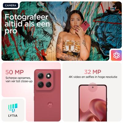 Smartphone Motorola moto g86 5G 6,67" Octa Core 8 GB RAM 256 GB Roze