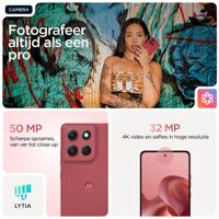 Smartphone Motorola moto g86 5G 6,67" Octa Core 8 GB RAM 256 GB Roze - thumbnail