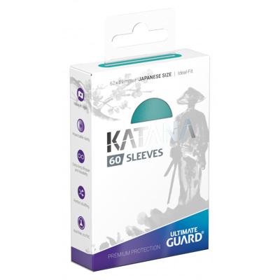 Ultimate Guard Katana Sleeves Japanese Size (60) - Turquoise - thumbnail