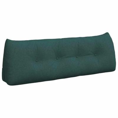 VidaXL Rugkussen donkergroen 140 x 24 x 50 cm stof