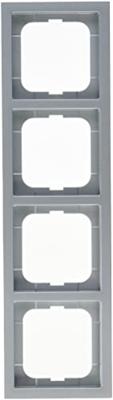 Busch-Jaeger 2CKA001754A4309 Frame Frame 4-voudig Future lineair Aluminium, Witaluminium (RAL 9006) 1 stuk(s)